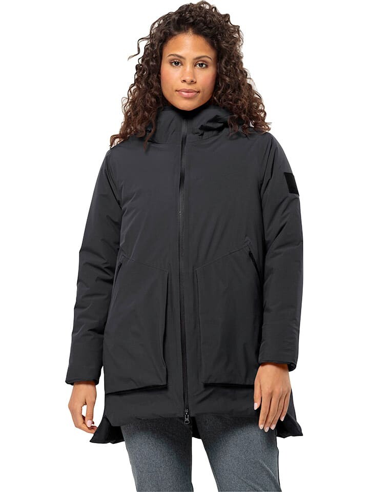 

Пуховик Jack Wolfskin Winterjacke Luisenplatz, черный