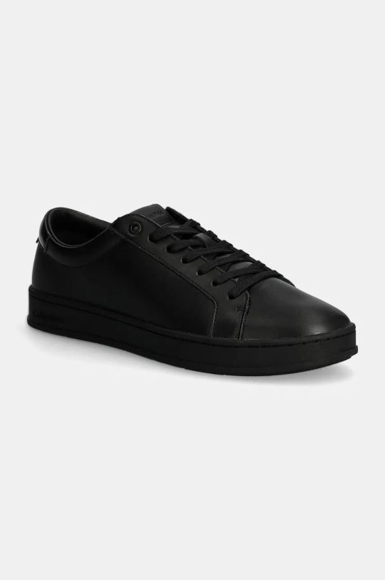 

Кожаные кроссовки LOW TOP LACE UP Calvin Klein, черный