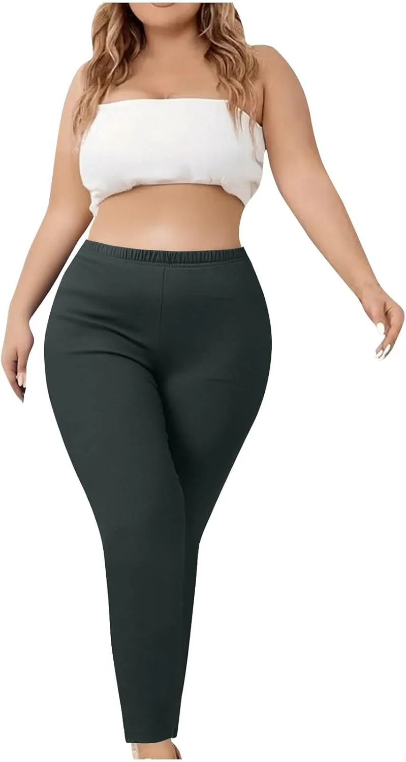 Женские спортивные леггинсы для йоги Casual Plus Size High Waisted — фото 2