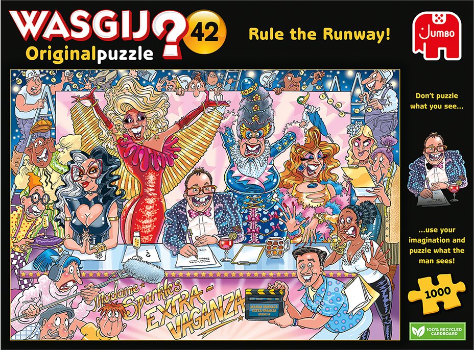 

Пазл Wasgij Original42 Rule The Runway Drag Queen Fashion Contest 1000 шт.