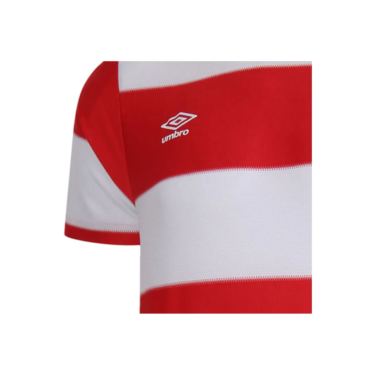 Футболка с контрастными полосками Umbro, бордовый — фото 3