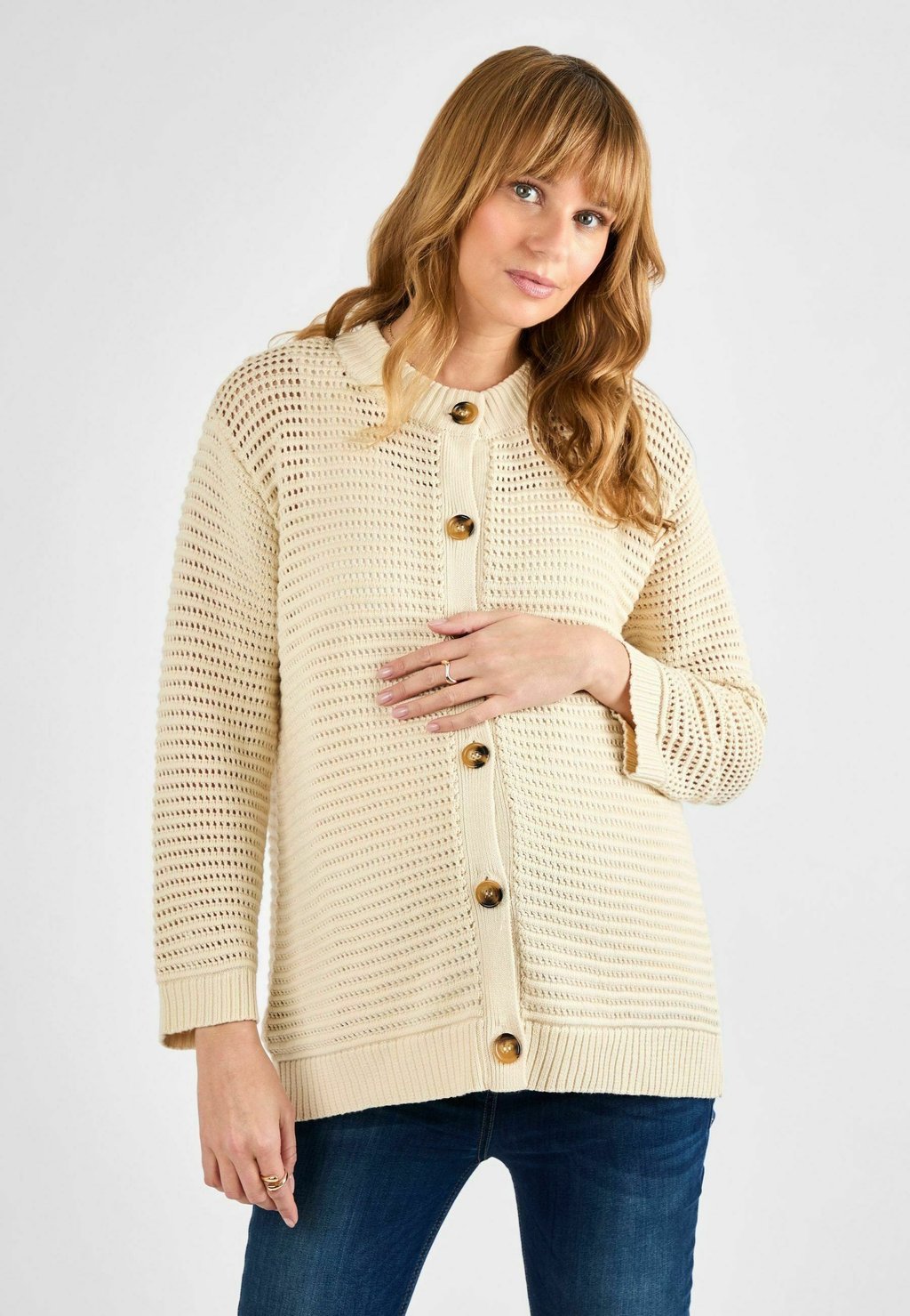

Кардиган MATERNITY FIT JoJo Maman Bébé, бежевый