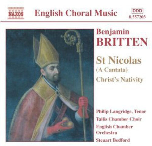 

CD диск Britten / Langridge / Bedford: St Nicolas / Christ's Nativity