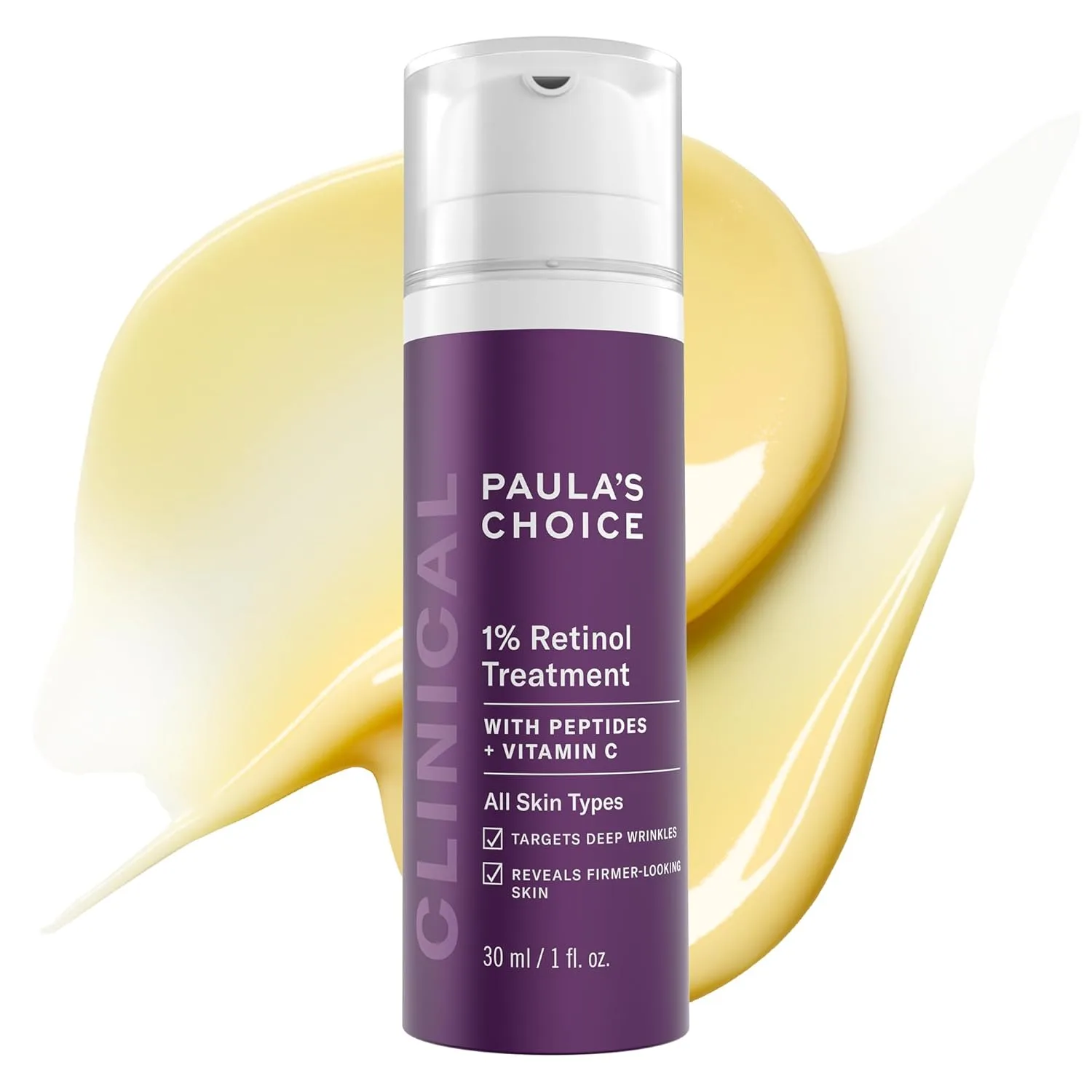 Сыворотка Paula's Choice — Для лица CLINICAL с % ретинолом, пептидами, витамином С и экстрактом солодки, 28.35 г
