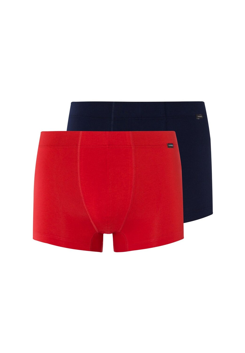 

Набор из 2 боксеров в стиле ретро Cotton Essentials HANRO, цвет Deep Navy Bright Red Herren