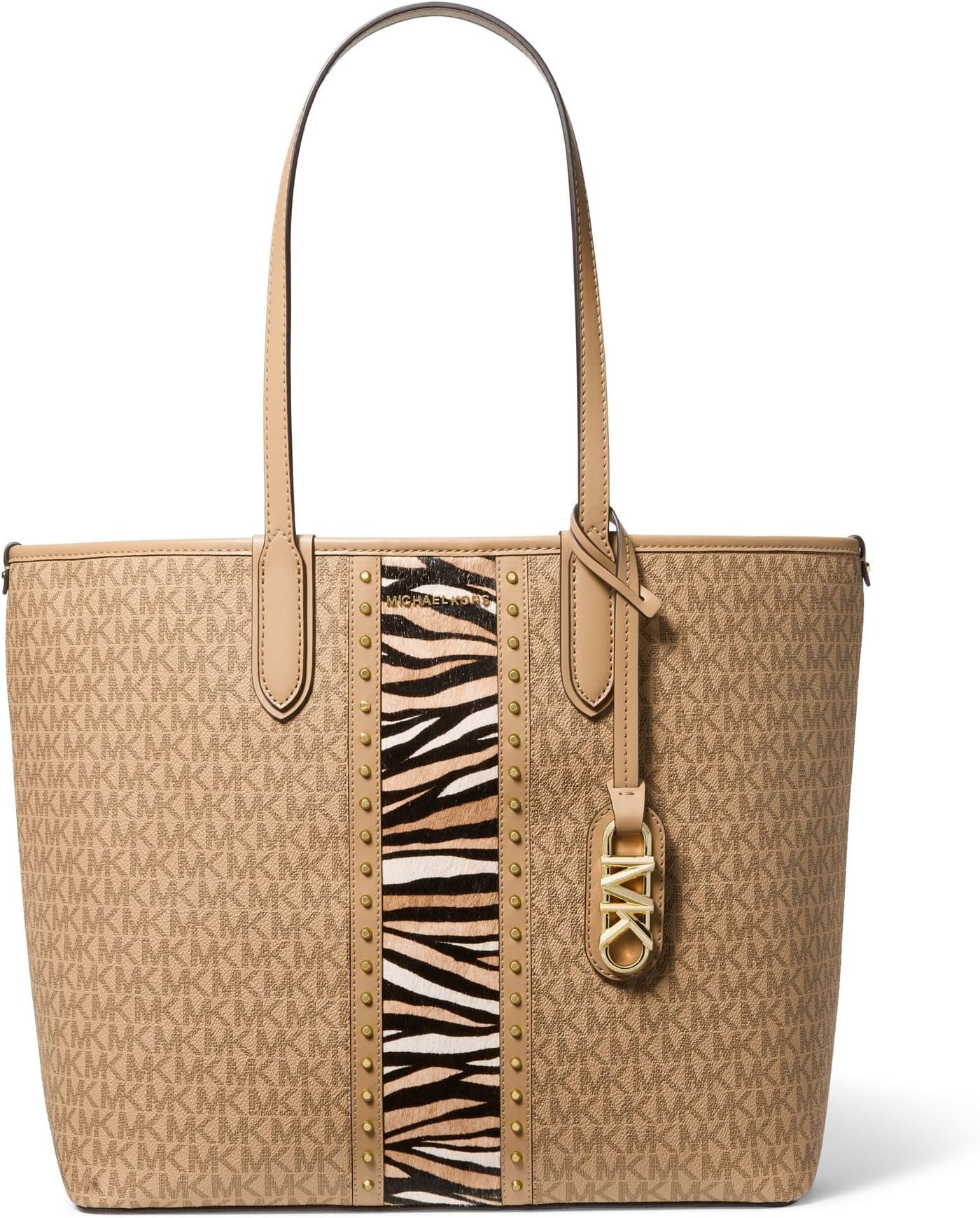 

Сумка Michael Kors Eliza Large East/West Open Tote, цвет Camel Multi