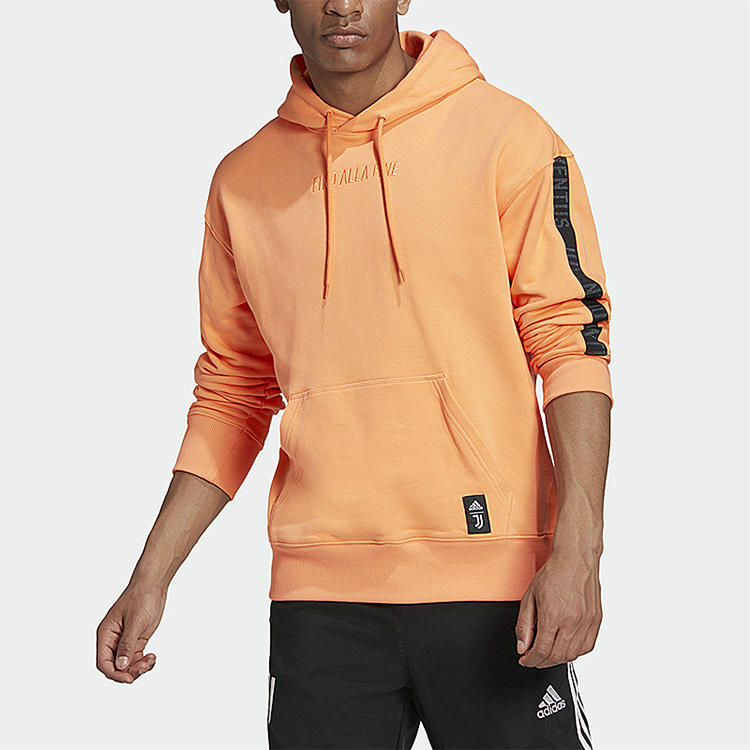 Футболка мужская оранжево-желтая Adidas — фото 4