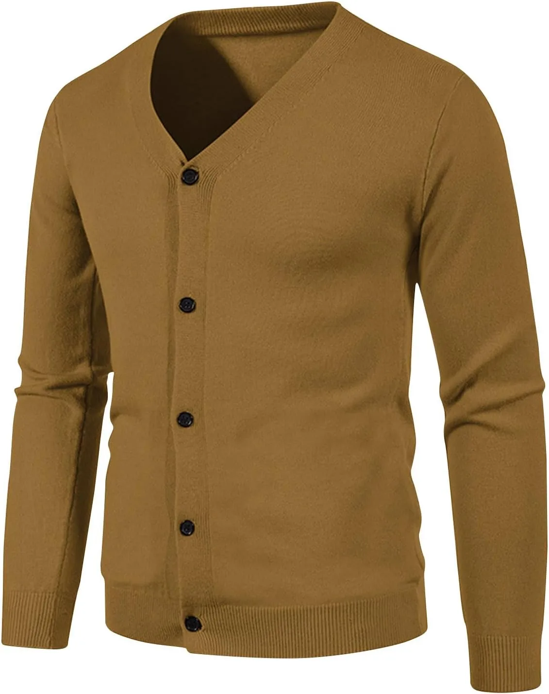 

Мужской кардиган V-образного выреза Slim Fit QUNPIU