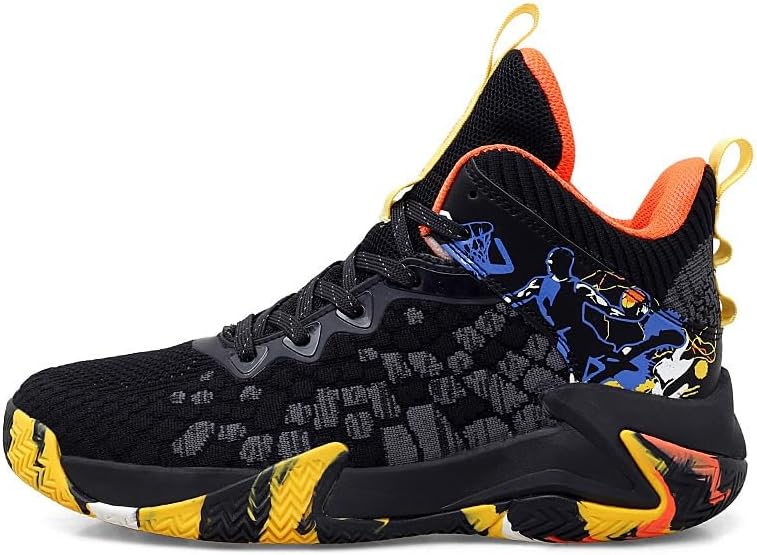 

Мужские баскетбольные кроссовки, дышащие, легкие, удобные, устойчивые к скольжению, износостойкие, для спорта в помещении и на улице Solastride, желтый