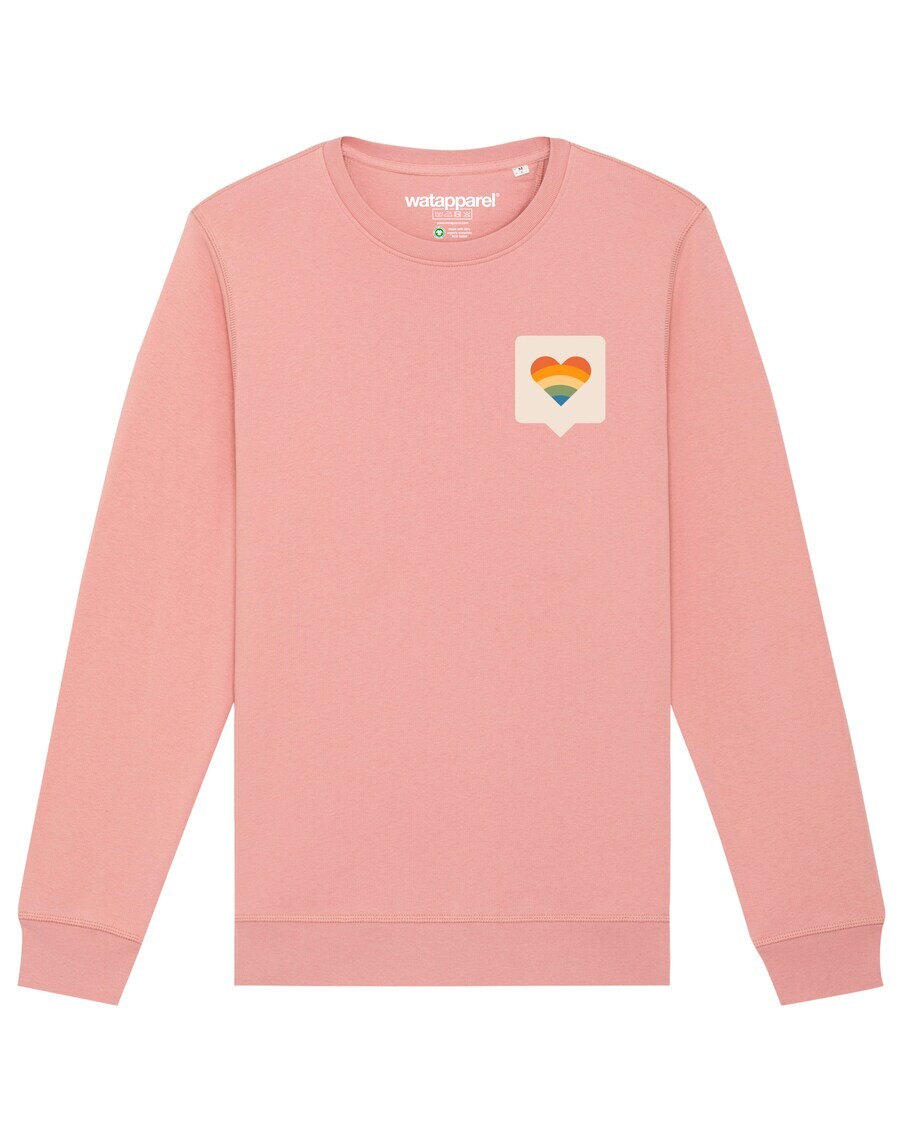 

Свитер Watapparel Sweatshirt Von Herzen, розовый