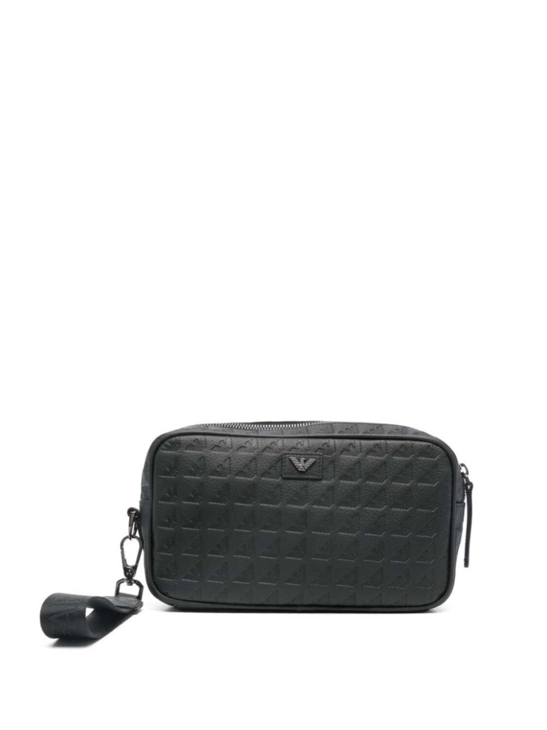 

Сумка-клатч Emporio Armani с тисненым логотипом, черный