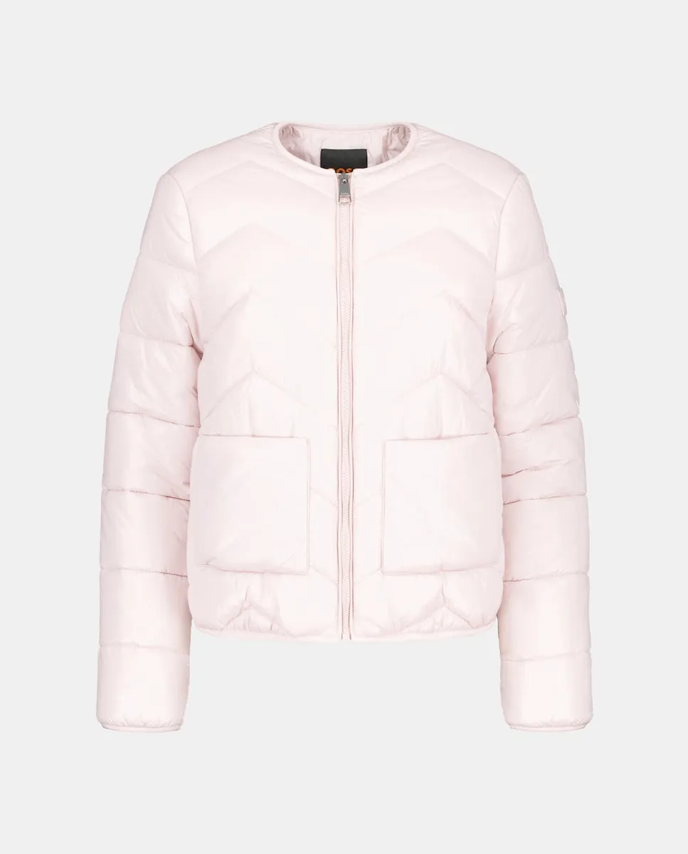 

Сверхлегкая стеганая куртка Boss Orange, светло-розовый
