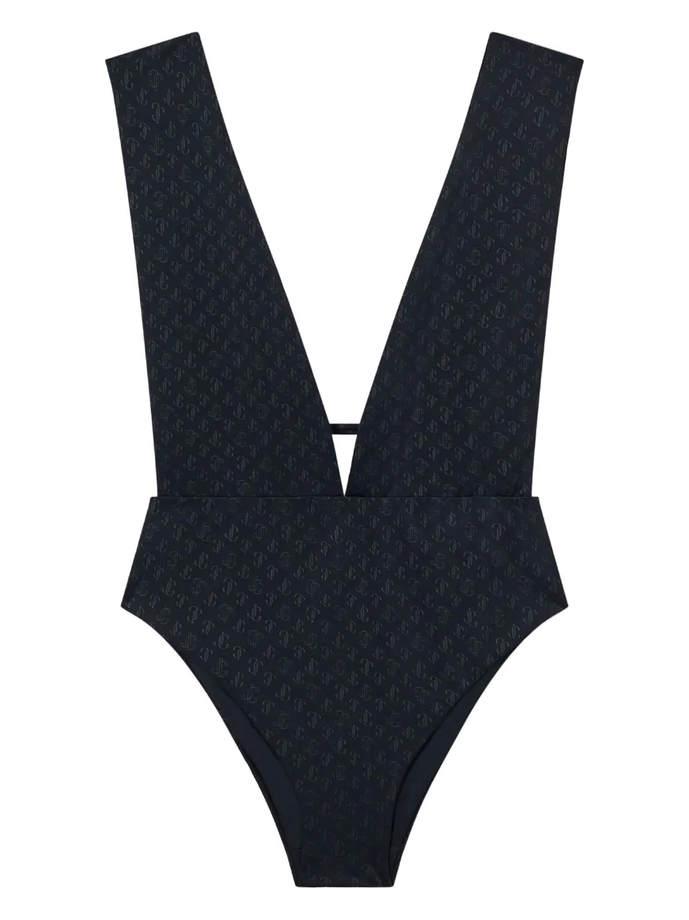 

Купальник Kosma с V-образным вырезом и монограммой JIMMY CHOO, черный