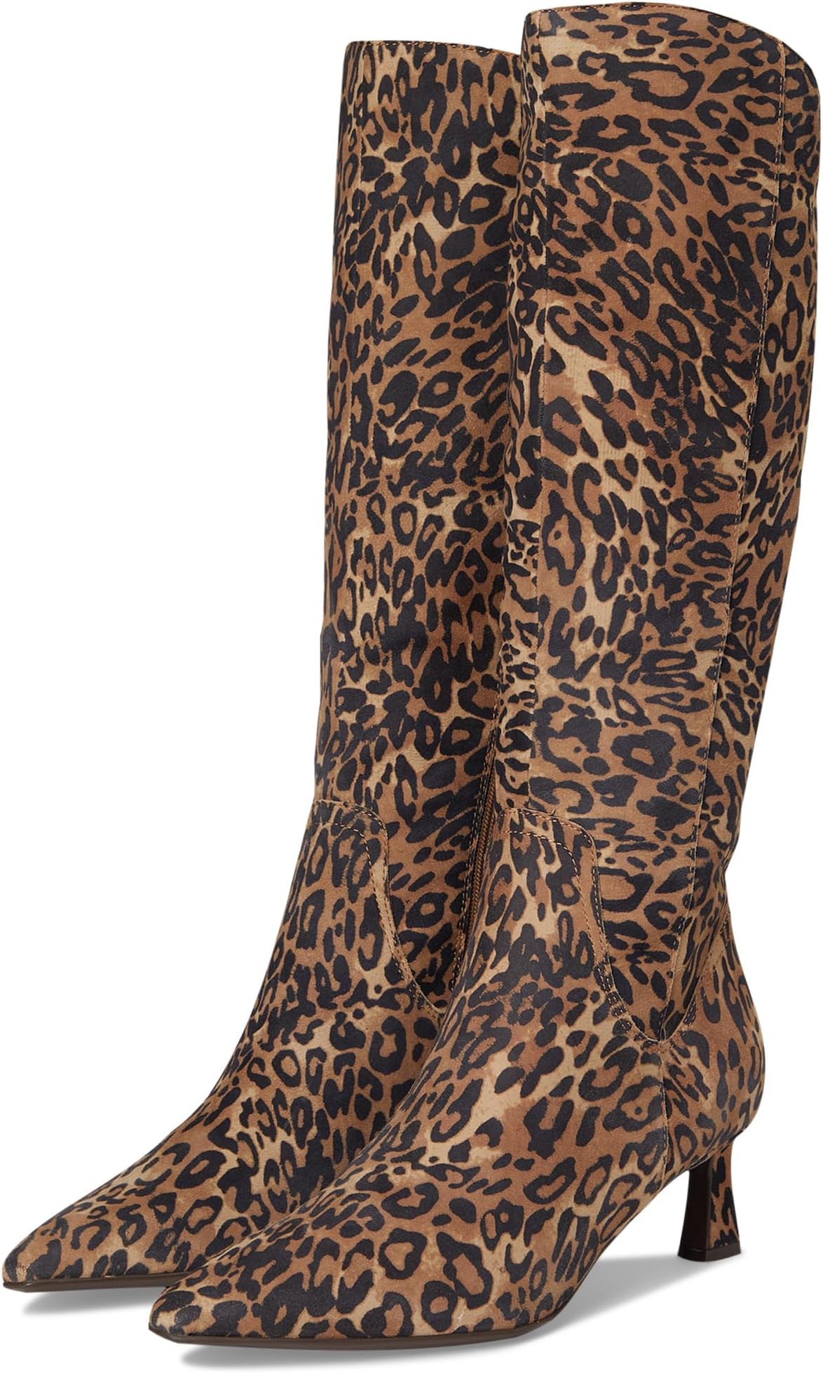 Ботинки Naturalizer Women's Deesha Narrow Calf Knee High Boots, Leopard Print Suede