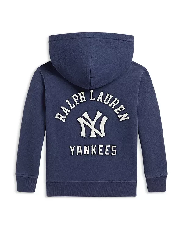 Флисовая толстовка Yankees для маленького ребенка Ralph Lauren, Blue — фото 2