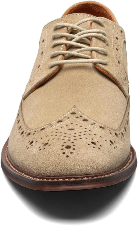 Мужские оксфорды Stacy Adams Marligan Wingtip, Sand — фото 3