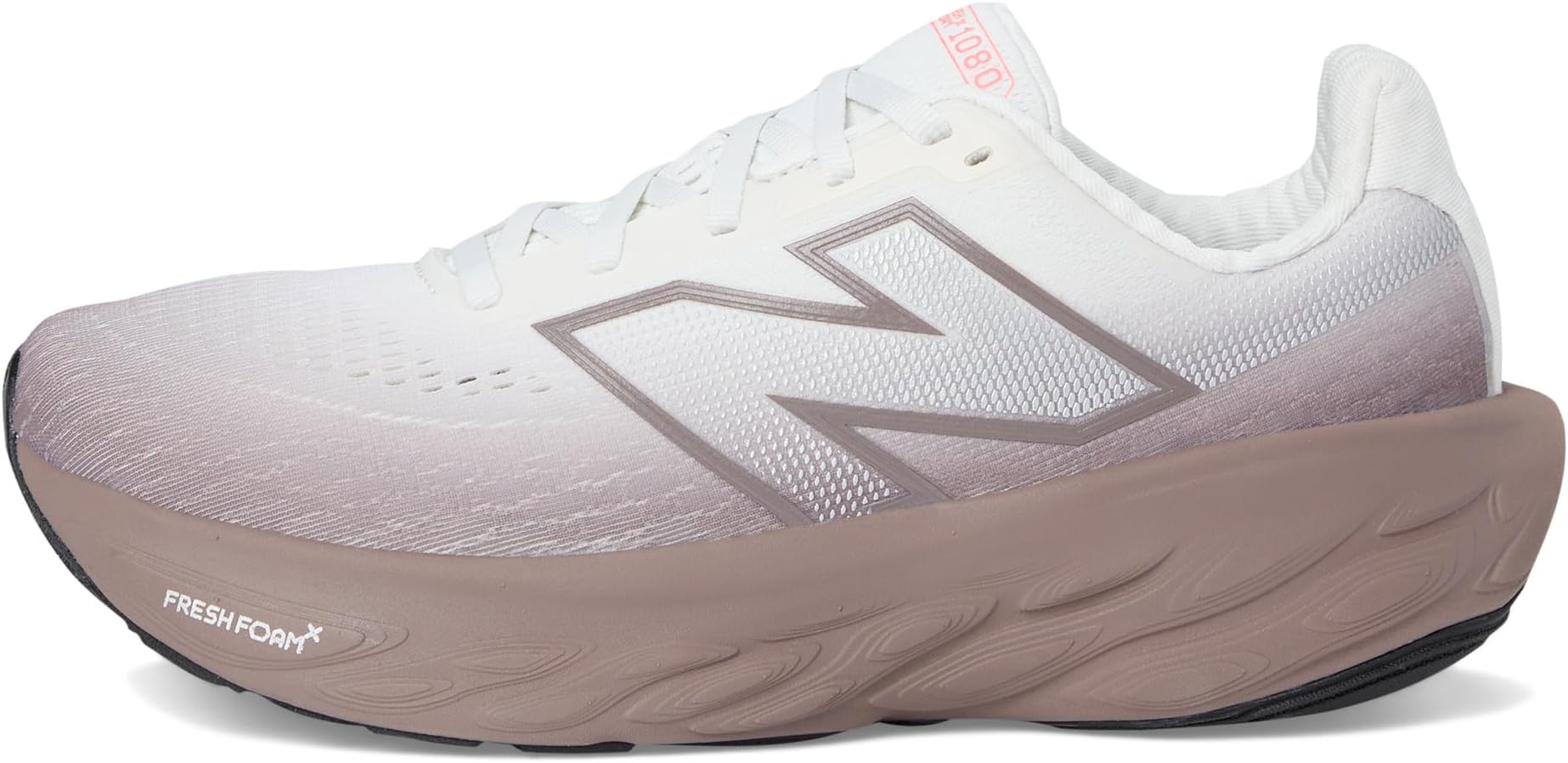 Кроссовки New Balance Fresh Foam X 1080v14, цвет Earth Shadow/Reflection/Urgent Red — фото 4