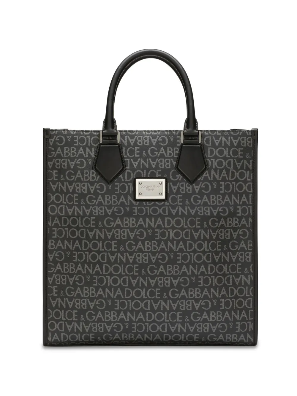 

Сумка-тоут Shopping с логотипом DOLCE & GABBANA, черный