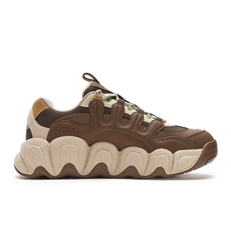 Футболка FILA Croissant Low Top Running Shoes Мужская Кофе Темно-коричневая, Кофе/Темно-коричневый — фото 2