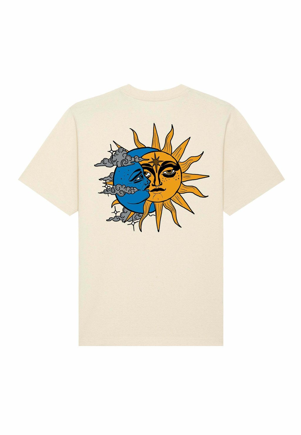

Футболка с принтом LUNAR BACK UNISEX HEAVYWEIGHT TEE Mira Paris, кремовый