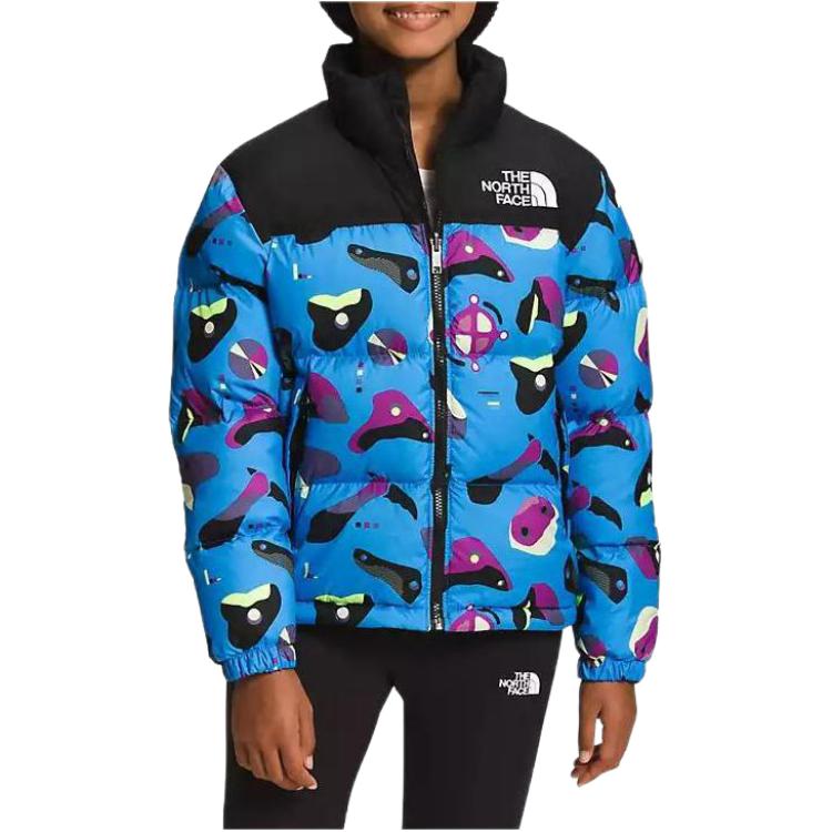 

Детский пуховик THE NORTH FACE, черный/синий