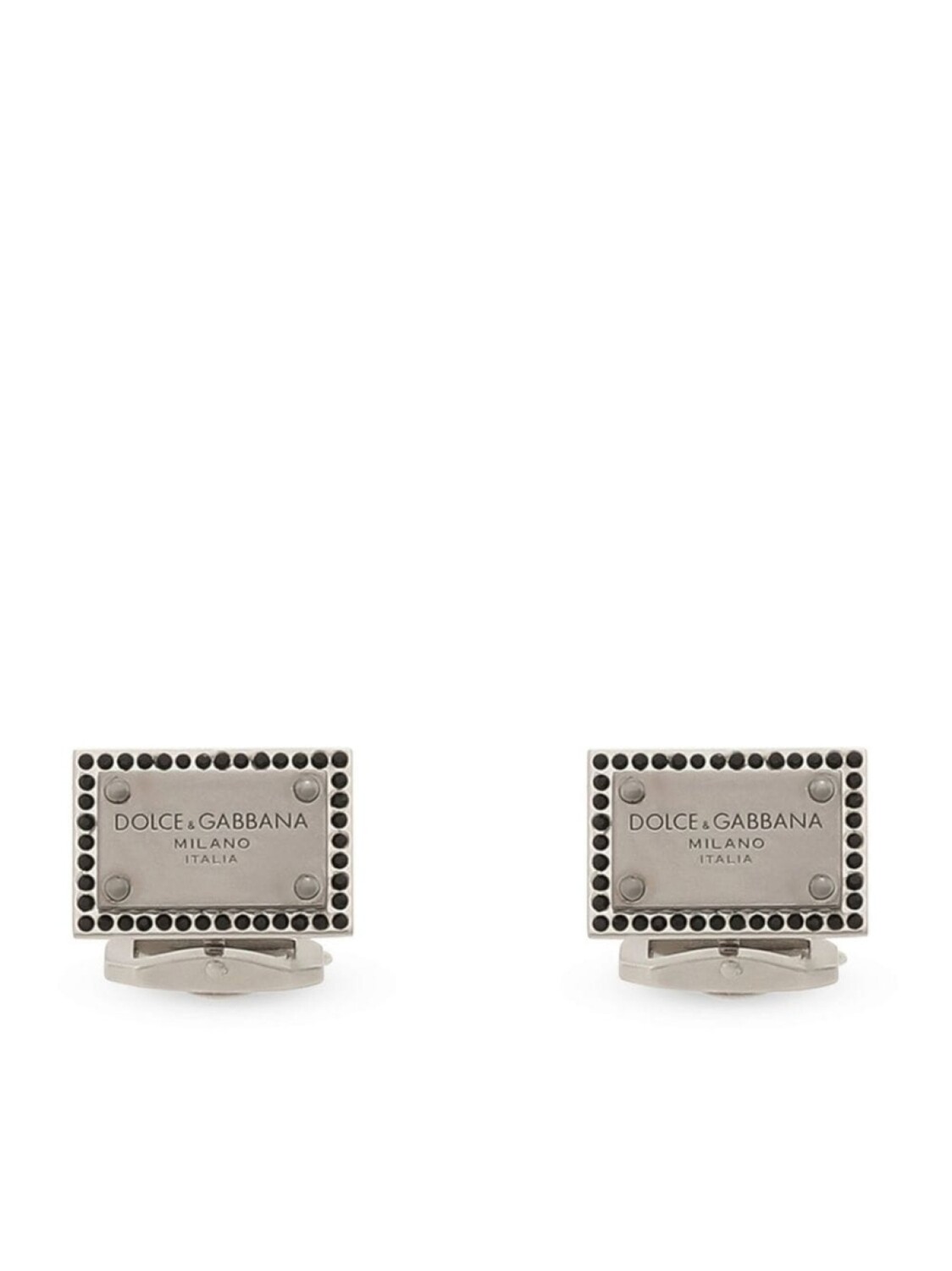 

Запонки с логотипом Dolce & Gabbana, серебряный