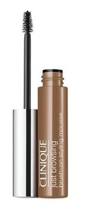 

Clinique, Just Browsing Brush-On Styling Mousse, цветной гель для макияжа бровей 02 Светло-коричневый, 2 мл