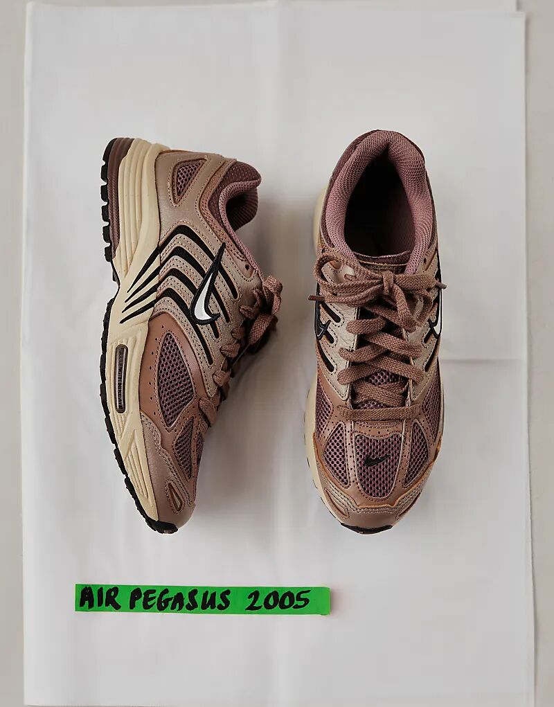 Кроссовки Air Pegasus 2005 коричневого цвета Nike — фото 3