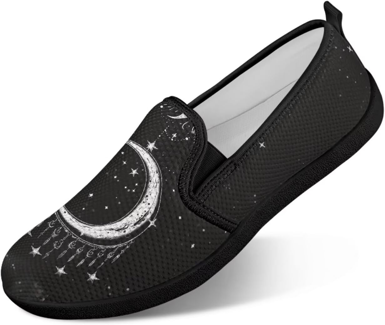 

Мужские прогулочные кроссовки без шнурков, удобные, модные, повседневные кроссовки, дышащая сетка, для фитнеса и тренировок, легкие, размеры США 4-9 Twousenru, Starry Moon