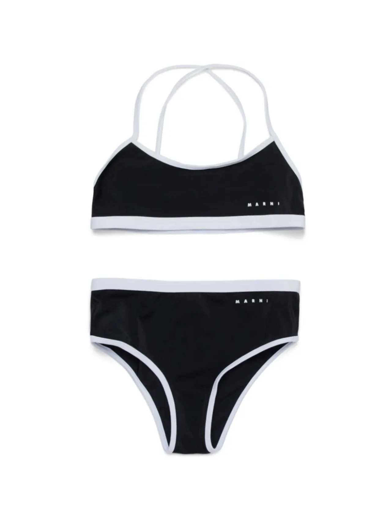 

Marni Kids бикини с логотипом, черный