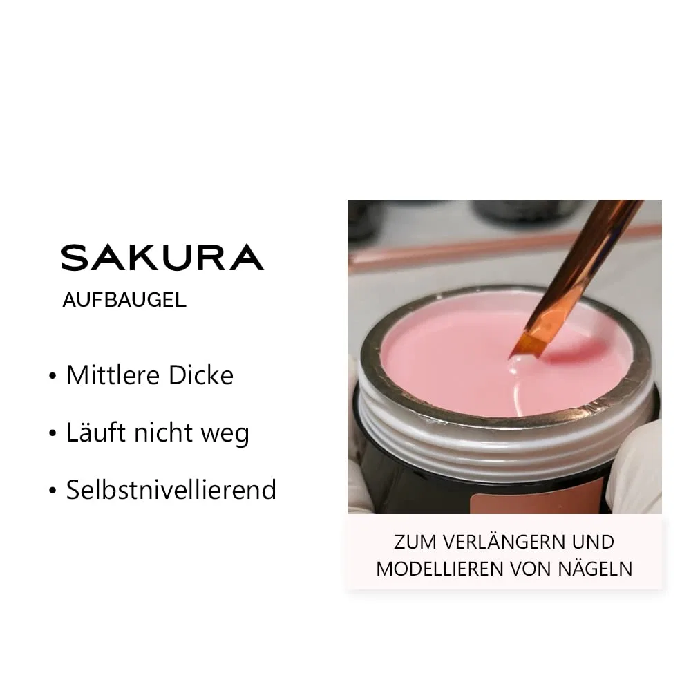 Моделирующий UV-гель для наращивания ногтей SINCERO SALON Sakura, 50 мл Sincero Salon, Sakura — фото 2