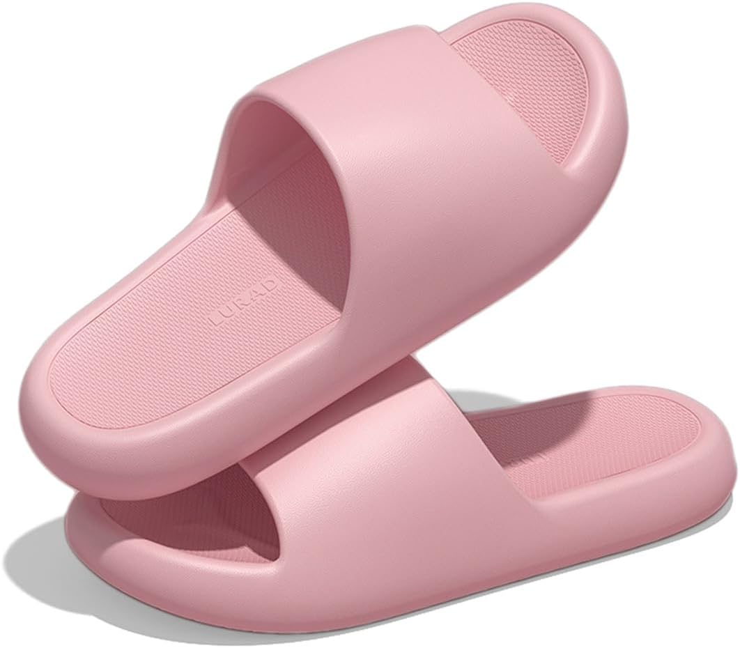 

Мужские и женские шлепанцы AUXDIQ для дома, быстросохнущие, для душа, у бассейна, пляжа и дома, розовый