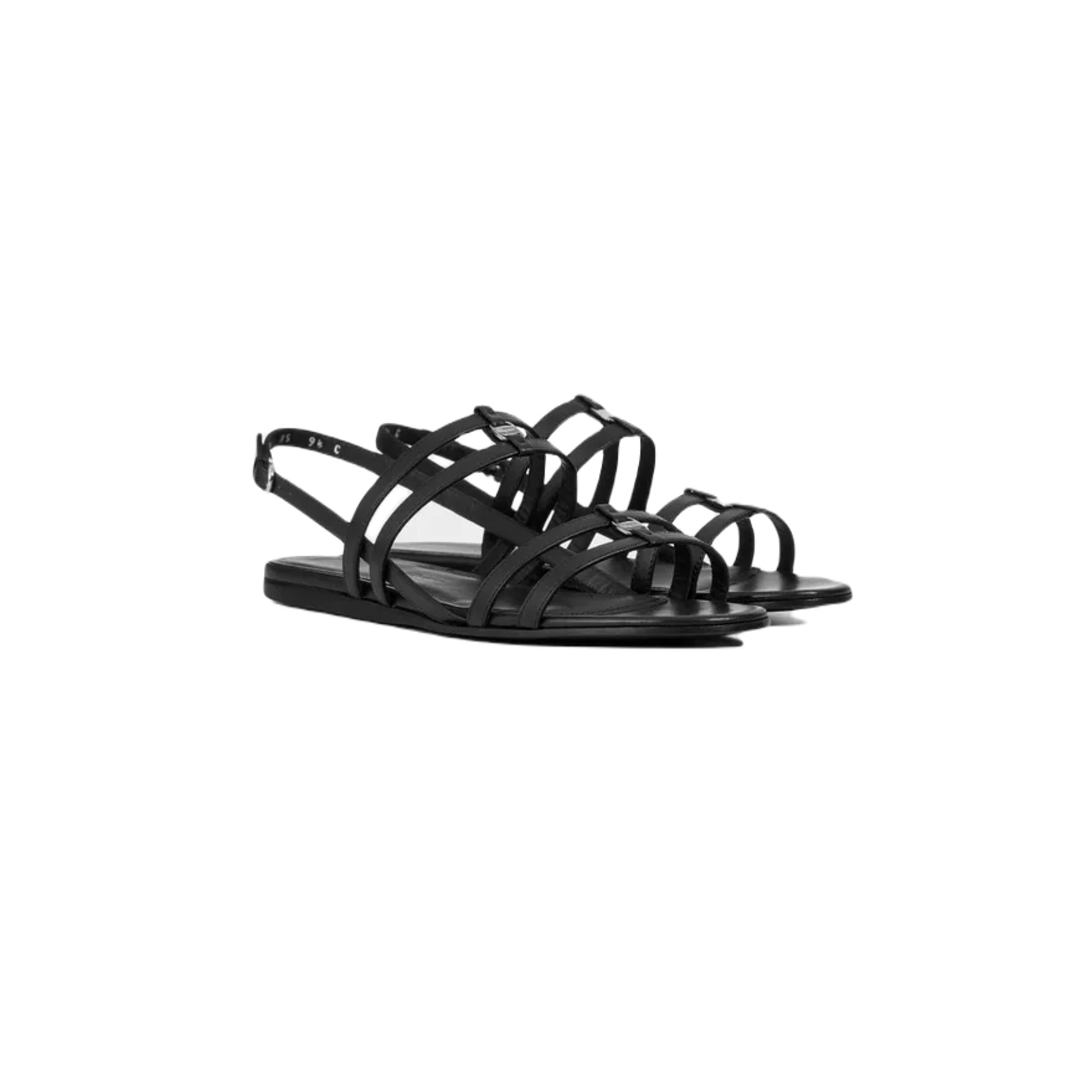 Женские сандалии Ferragamo Typa черные Salvatore Ferragamo