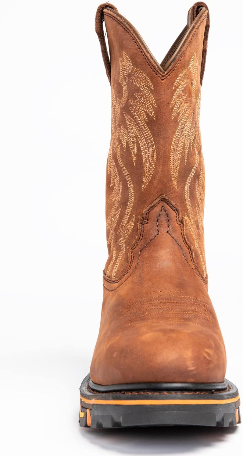 Мужские ботинки Cody James 11 Waterproof Decimator Western с стальным носком - Drp-0-B, коричневый — фото 4