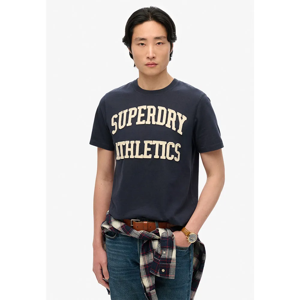 

Футболка с коротким рукавом Superdry Vintage Athletic, синий