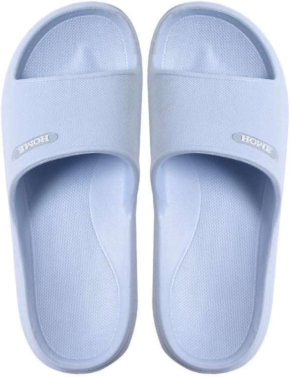 

Женские и мужские шлепанцы EDOSIR для душа, ванной комнаты и спа, летняя обувь для дома, очень большого размера, синий