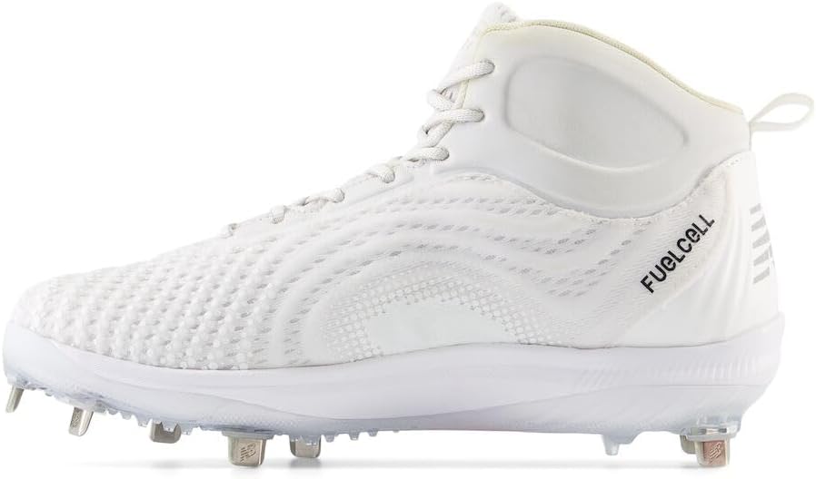 Кроссовки для бейсбола New Balance Mens FuelCell 4040 V7 Mid-metal, Optic White/Raincloud — фото 2