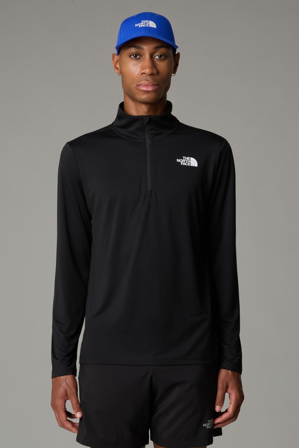 

Мужская футболка 24/7 с длинным рукавом 1/4 The North Face, черный