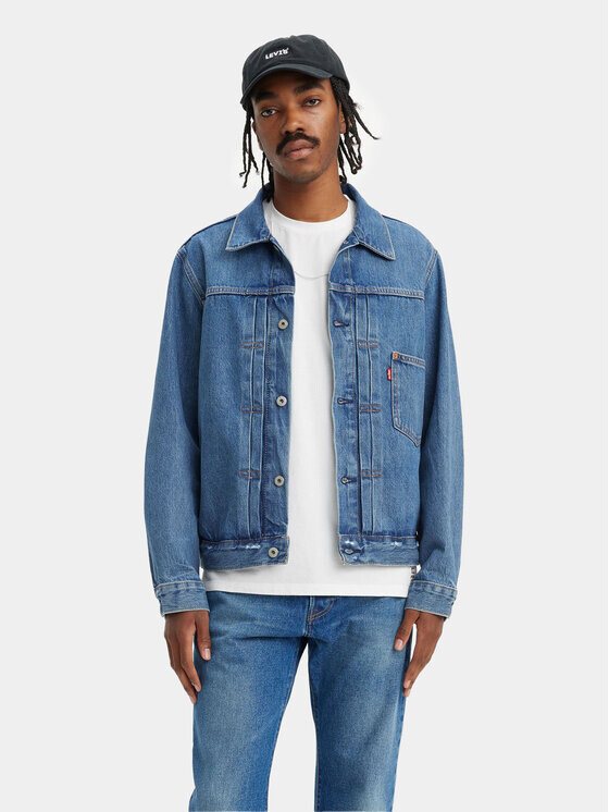 

Джинсовая куртка свободного кроя Levi's, синий