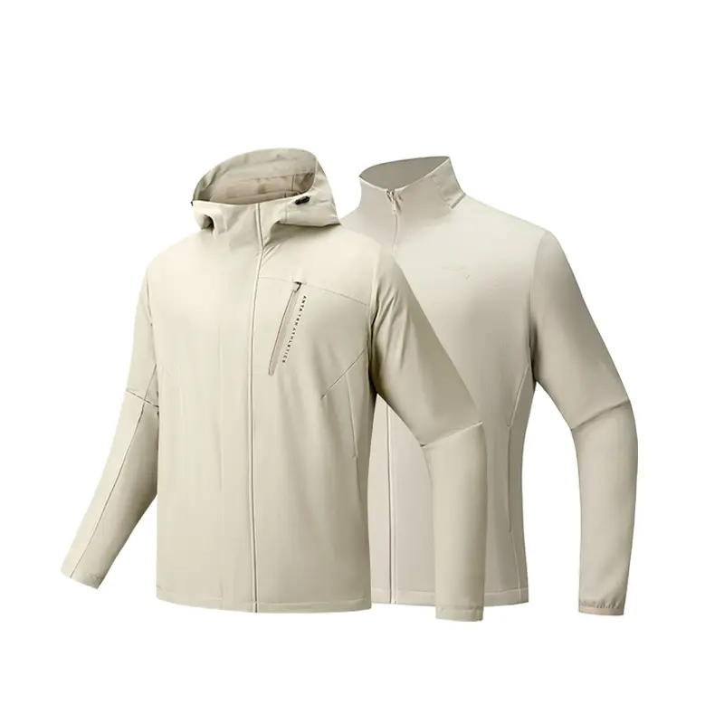 

ANTA Куртка мужская для активного отдыха, Wheat Grain Gray