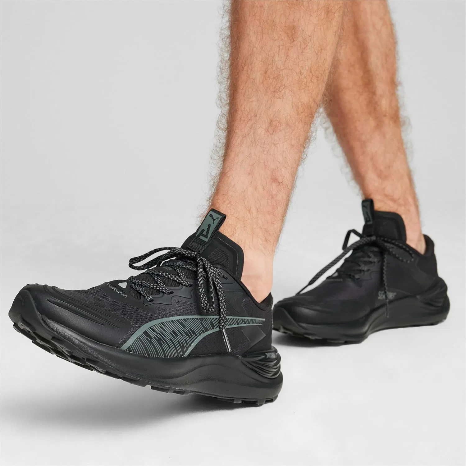 Мужские кроссовки для трейлраннинга PUMA Electrify Nitro, кроссовки для бега Nitro Foam, Puma Black Mineral Gray — фото 2