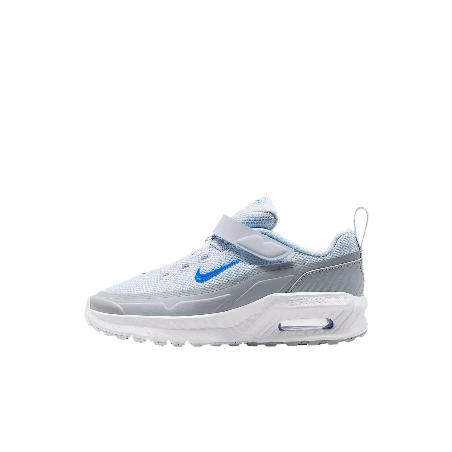 Кроссовки беговые Air Max BIA Rebound Breathable Support Low top Kids' Nike, Soccer Gray/Wolf Gray/White/Crystal Blue