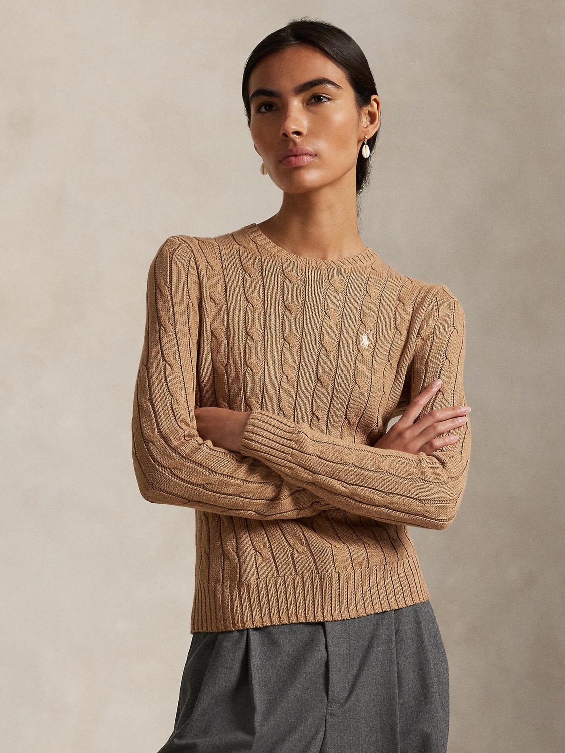 Polo Ralph Lauren Свитер 'JULIANNA' в цвете Camel — фото 2