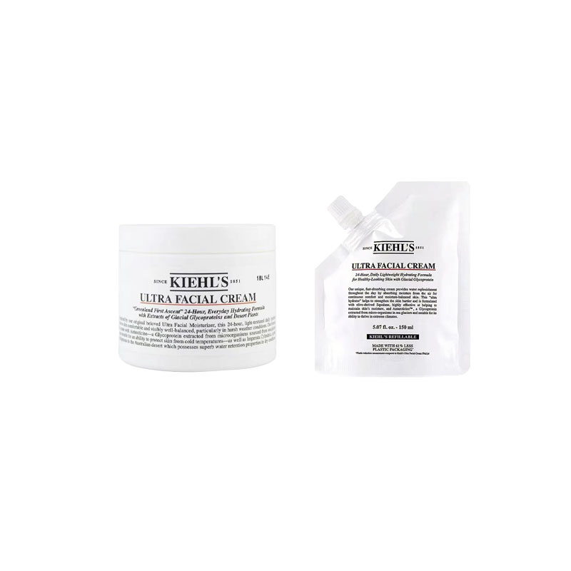 Увлажняющий крем Kiehl's Ultra Facial Cream, 125 мл + рефил, 150 мл — фото 2