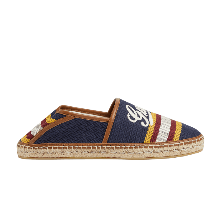 

Эспадрильи Gucci Alonso Espadrilles 'Script - Blue Multi-Color', синий