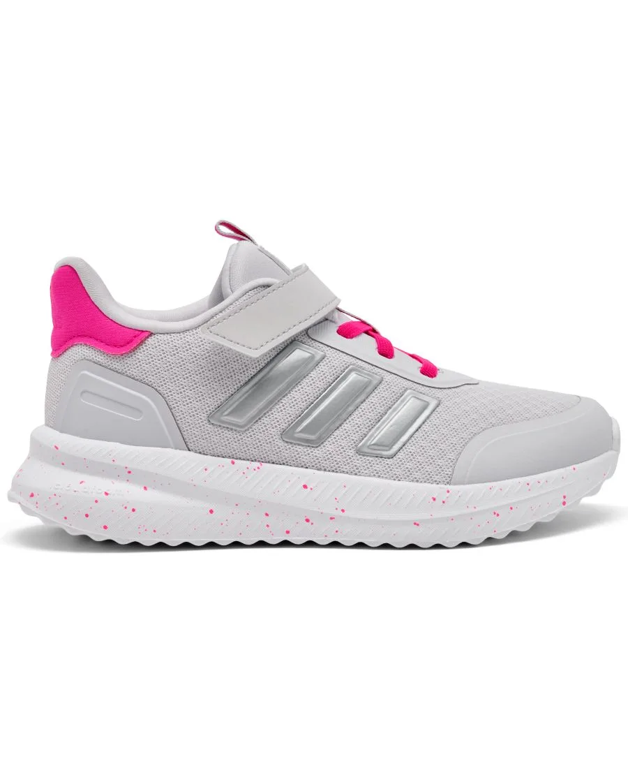 Повседневные кроссовки Little Girls X PLRPATH от Finish Line Adidas, серый, розовый — фото 2