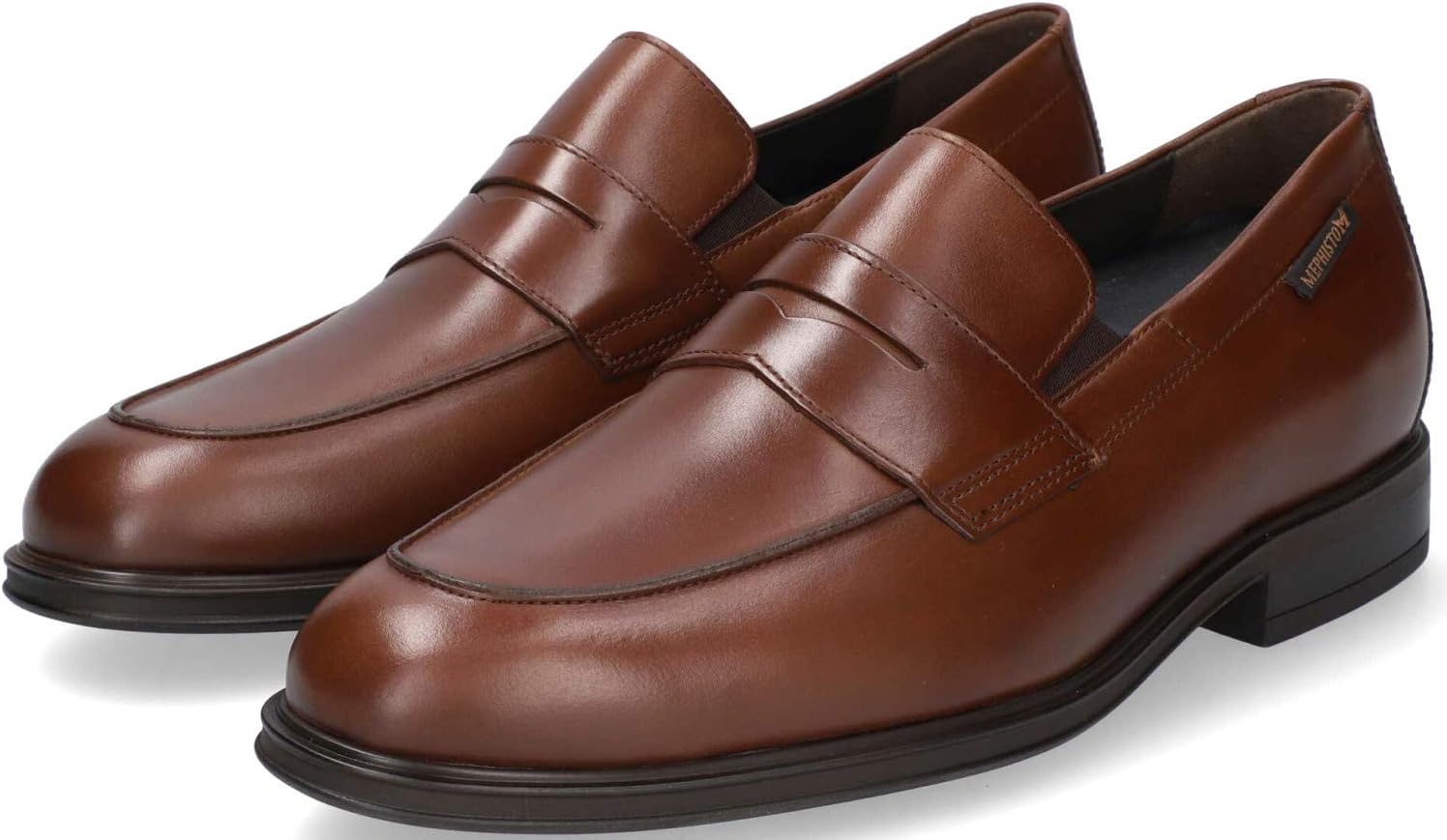 Черные лоферы Kurtis от MEPHISTO, коричневый