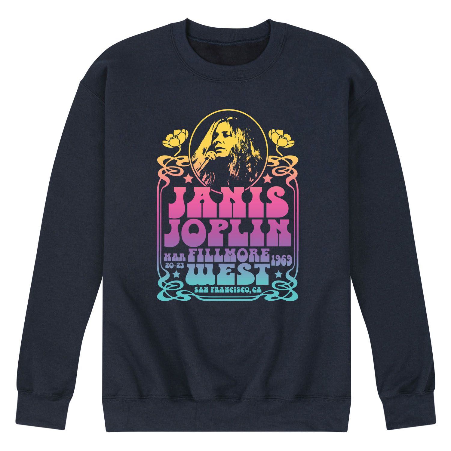 

Мужской свитшот Janis Joplin Fillmore West Licensed Character