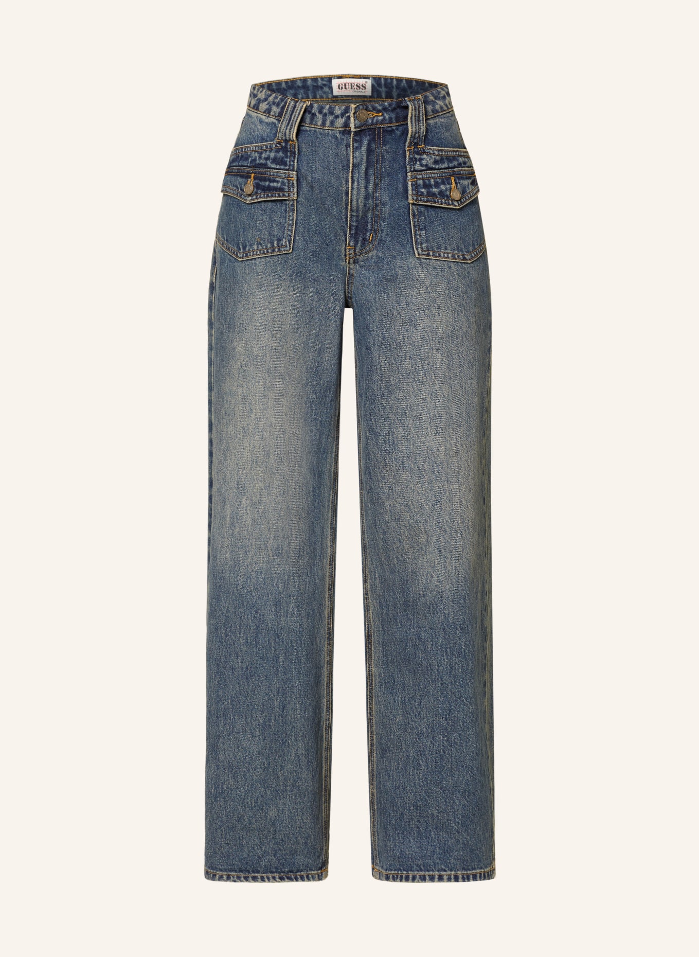 

Прямые джинсы Guess Jeans, мультиколор