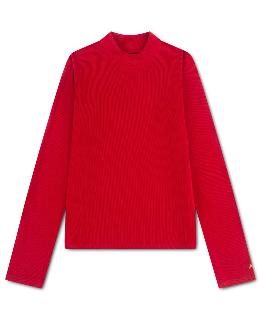 

Детская футболка с высоким воротником и длинными рукавами abercrombie kids, Barbados Cherry, Красный, Детская футболка с высоким воротником и длинными рукавами abercrombie kids, Barbados Cherry